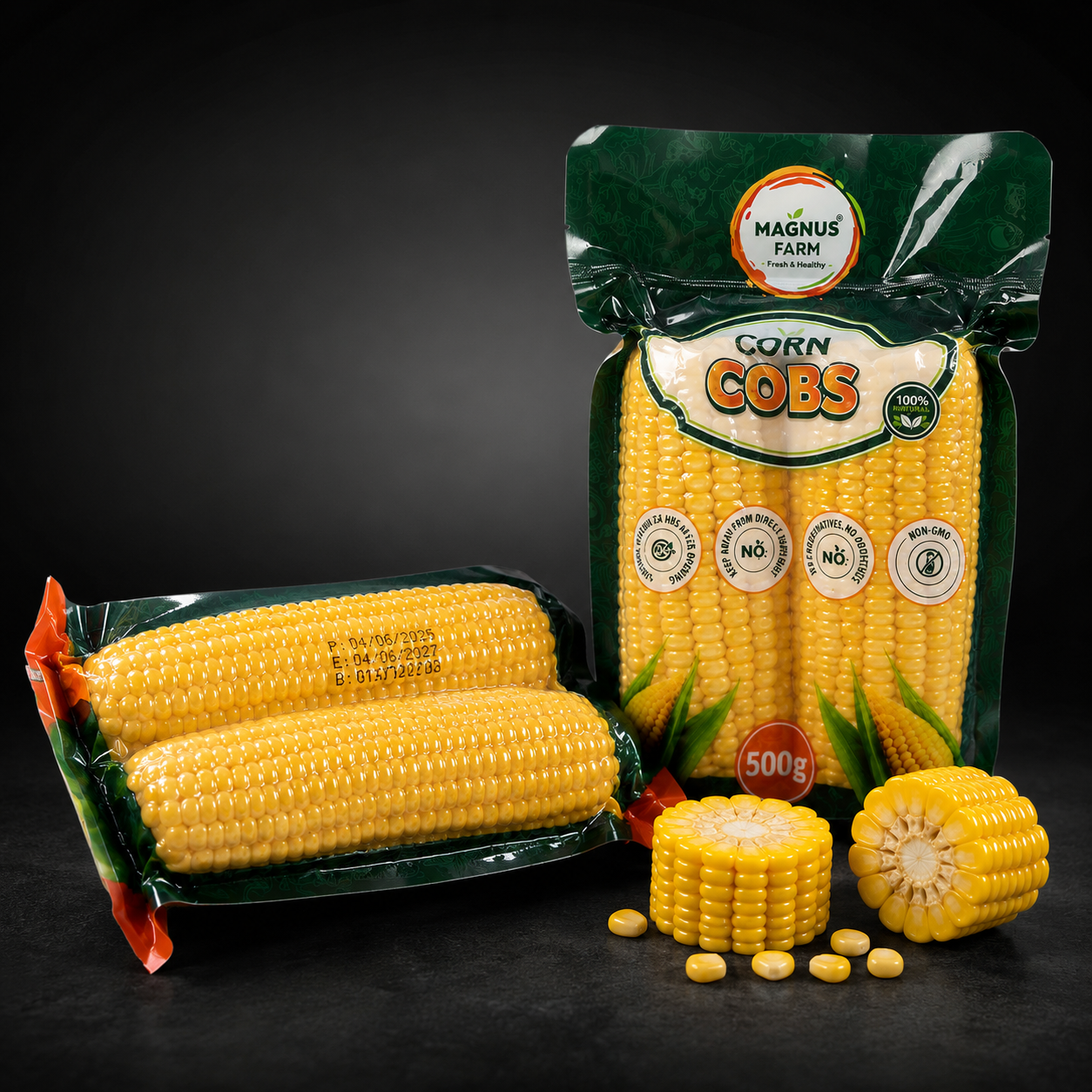 Processed Corn Cobs